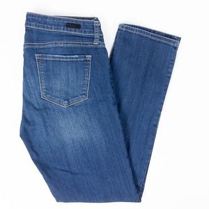 Kut From The Kloth Boyfriend Womens Jeans Distressed Dark Wash Size 8 Ankle